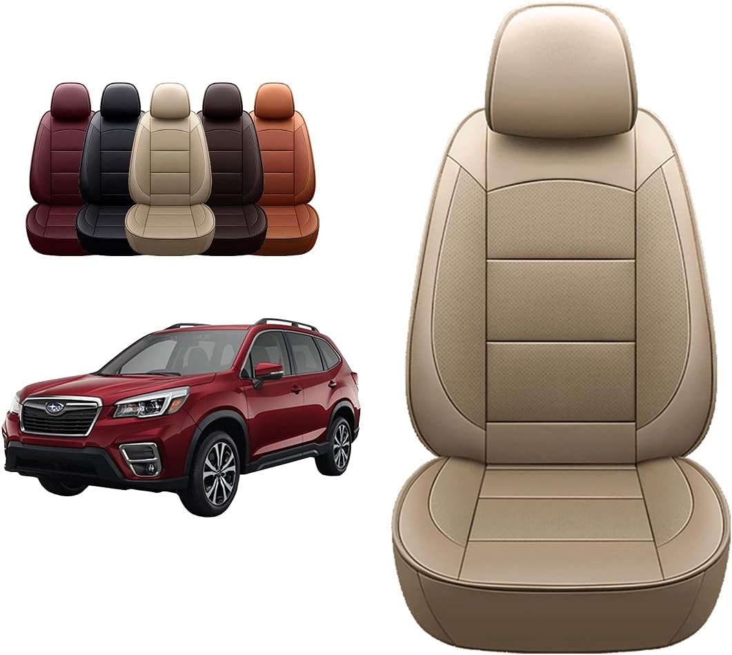 Black Leather Seat Covers for Forester T13919