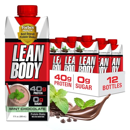Strawberry Protein Shake, 40g Protein, 0 Sugar, 17 Ounce Pack of 12 S7545