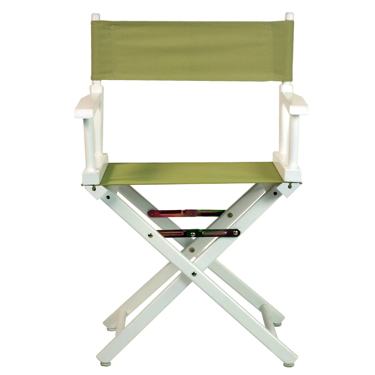 White Frame Olive Canvas Director's Chair R2033
