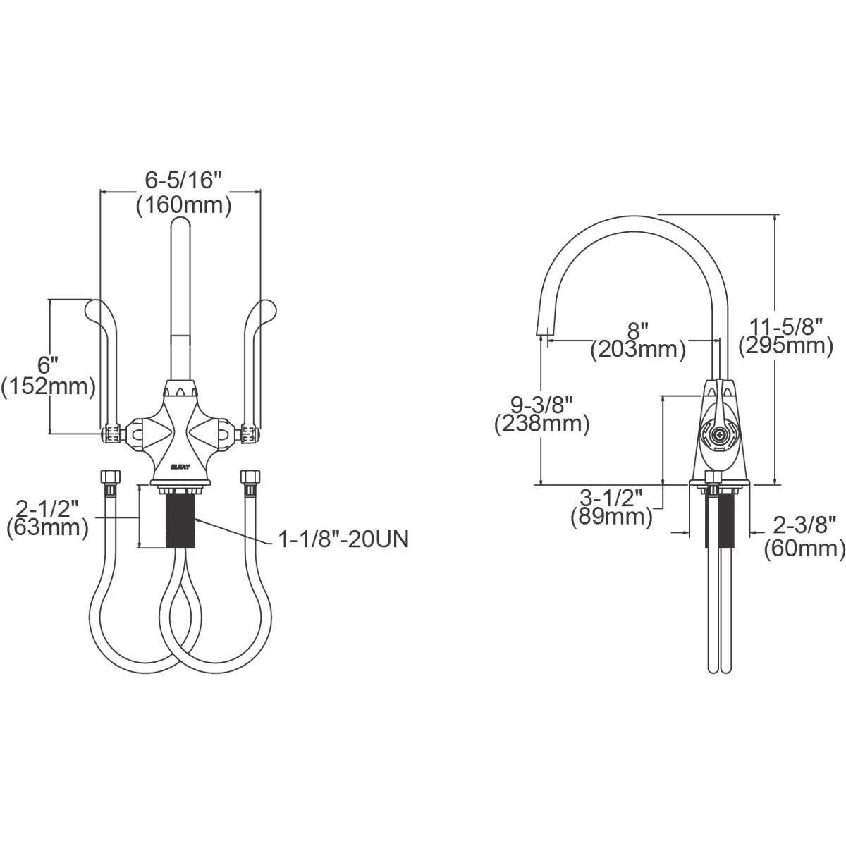 Chrome Utility Faucet Q2532