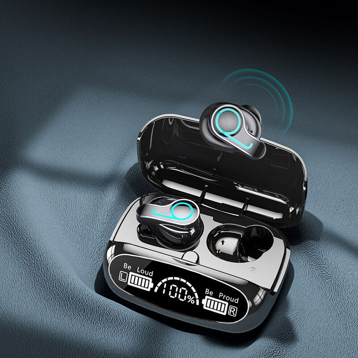 Wireless Bluetooth Earphones IPX7 Waterproof Stereo Headsets Z1958