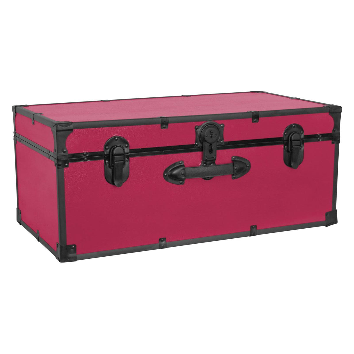 30 inch Footlocker Trunk with Black Hardware Y52210