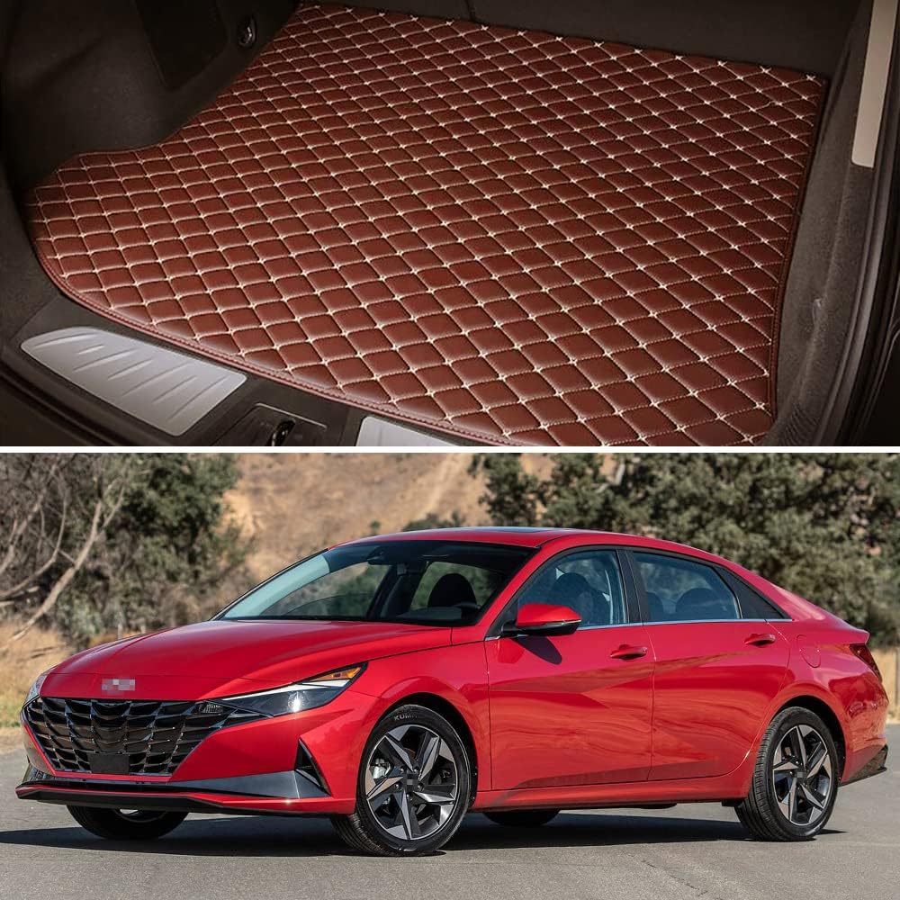 Black with Black line Car Trunk Mat Pack of 2 W96510