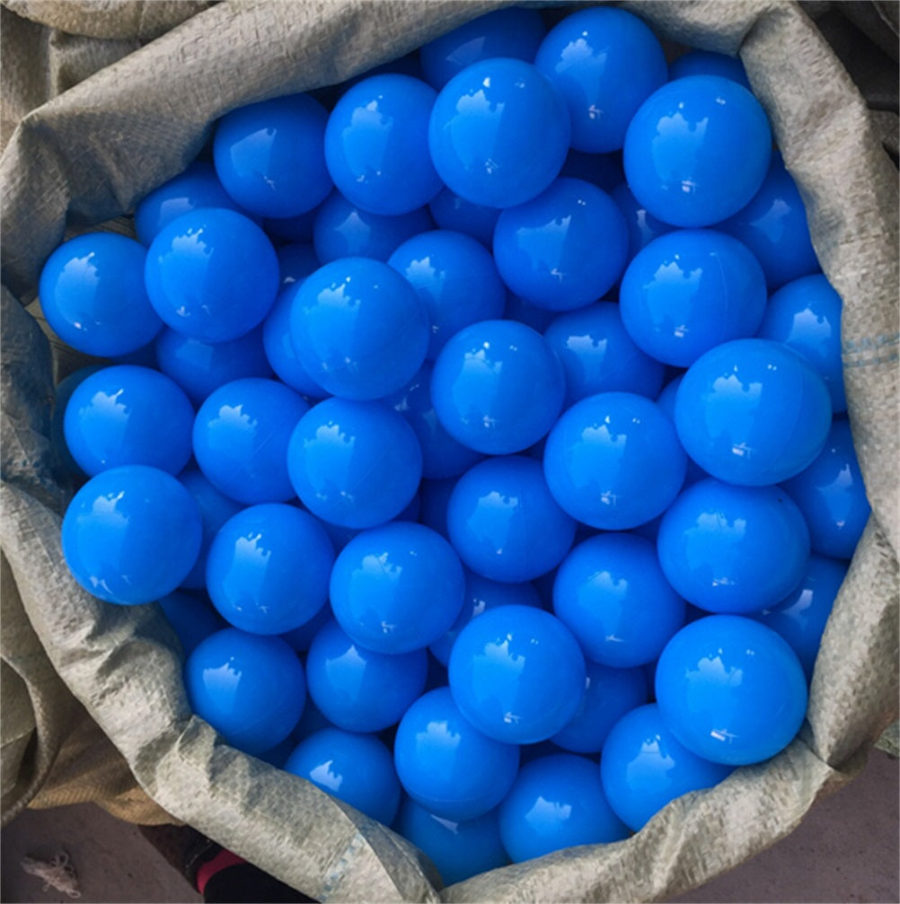 10pcs White Blue Soft Plastic Ocean Ball Baby Swim Pit Toy 7cm D85285