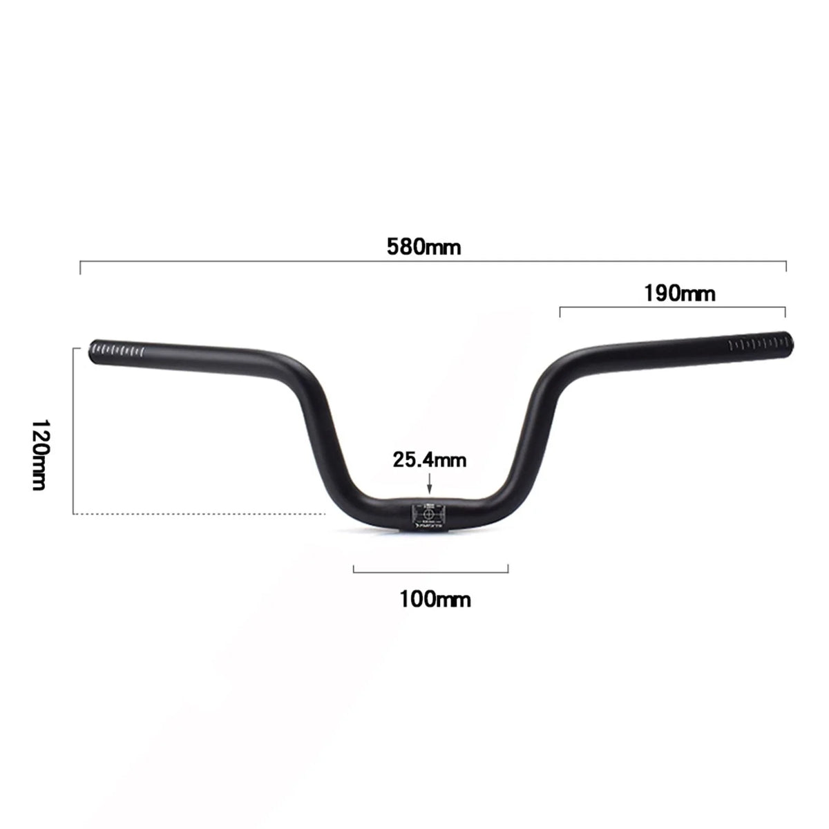M Type Lightweight Bike Handlebar 58x12cm A985