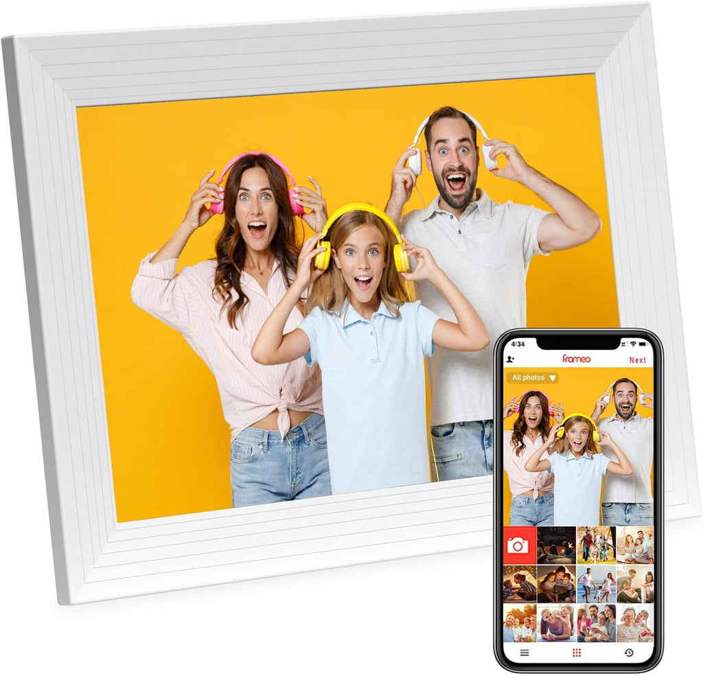 Black 8 Inch WiFi Digital Photo Frame Pack of 2 W141107