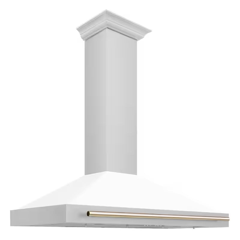 48 in. 400 CFM Ducted Wall Mount Range Hood in Stainless Steel L838295