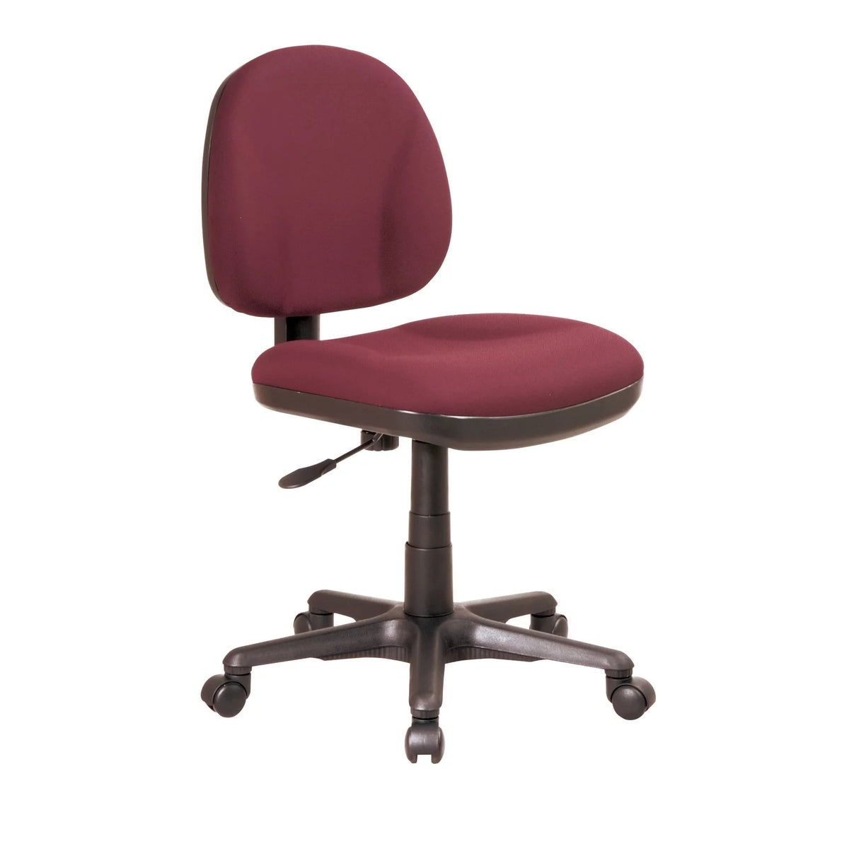 Burgundy Task Chair without Arms M2012