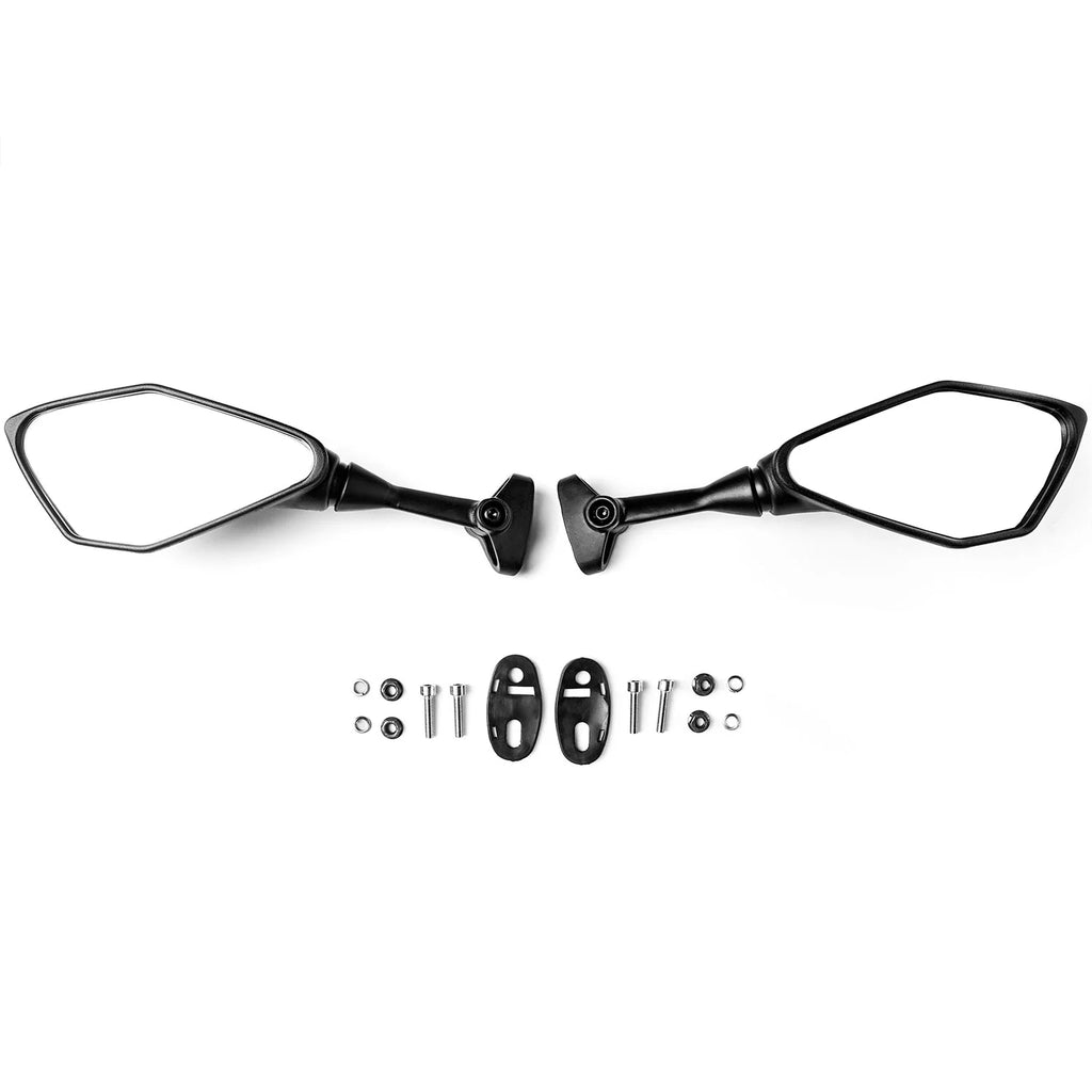 Black Motorcycle Mirrors U610