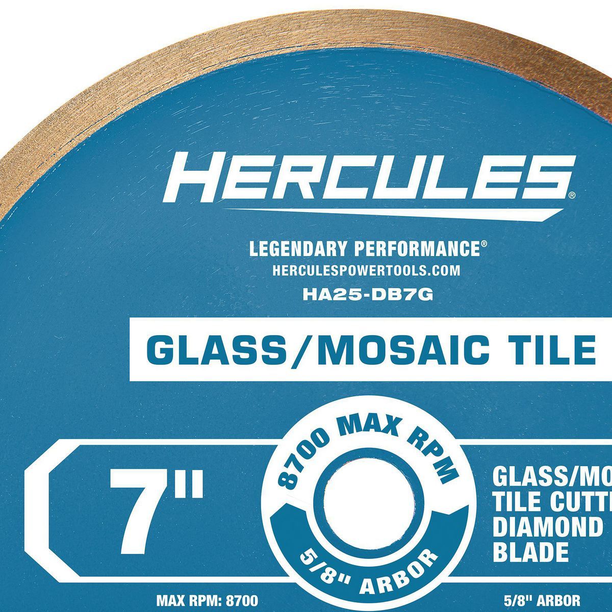 7 in. Glass and Mosaic Tile Cutting Diamond Blade E2249