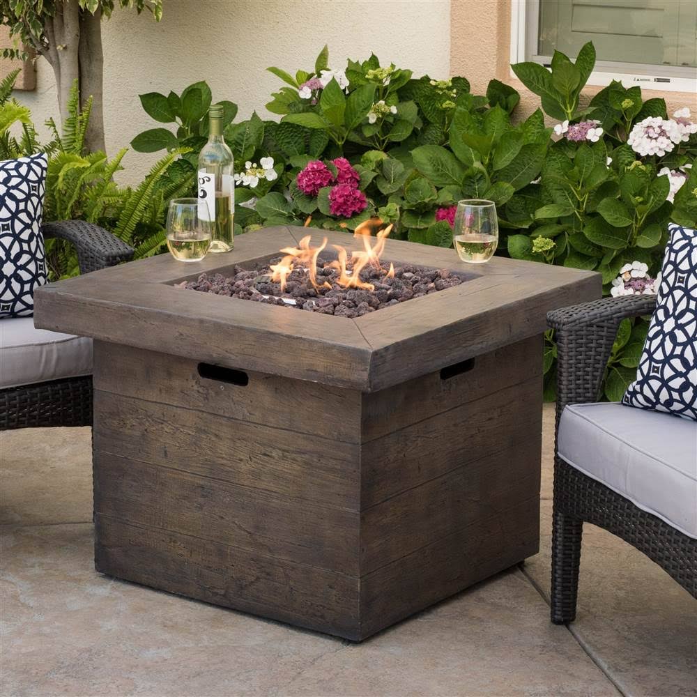 32 Magnesium Oxide Square Fire Pit Z12571