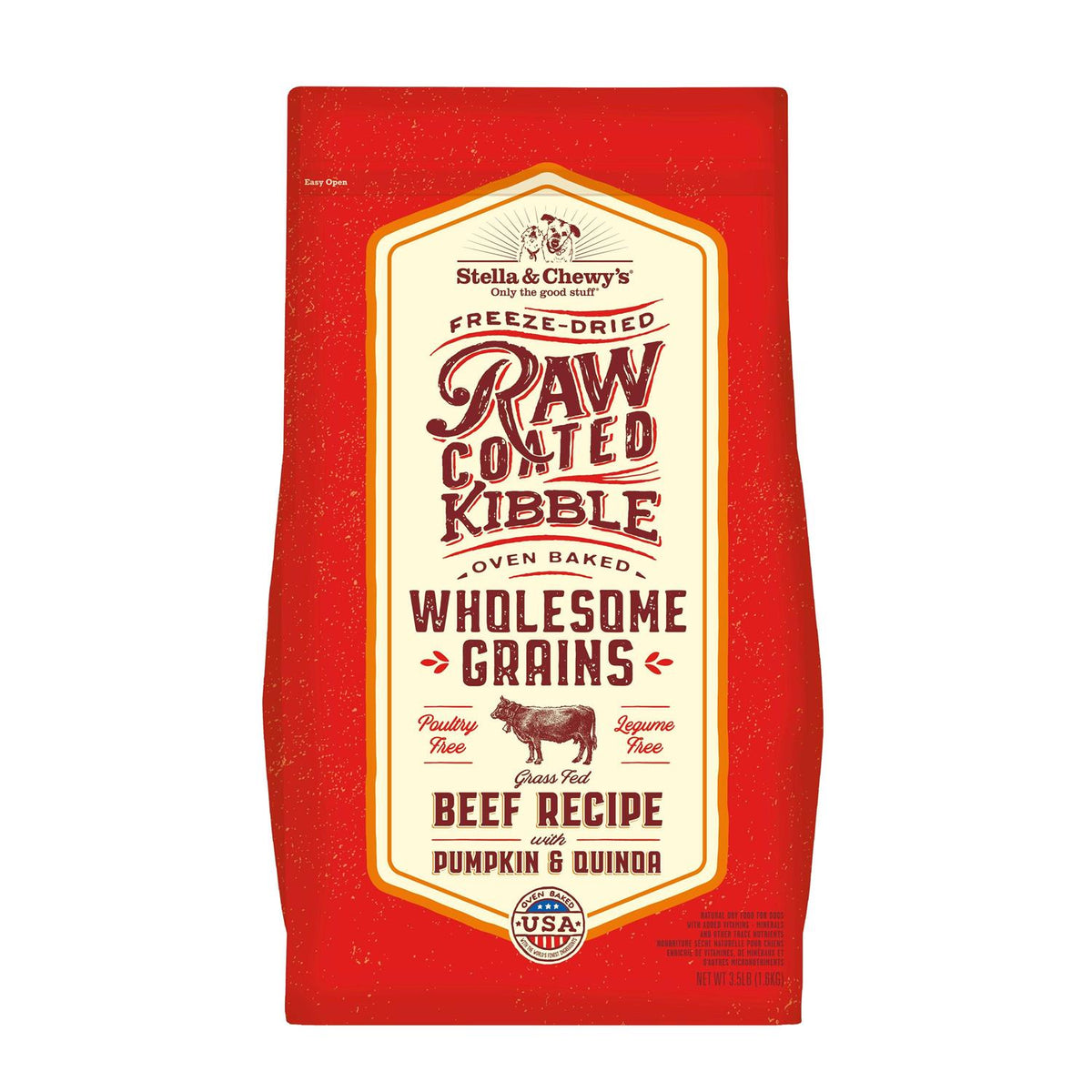 Raw Coated Kibble with Wholesome Grains Dog Y991