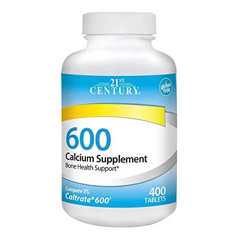 Calcium Supplement 600 mg 400 Count 6 Pack K4889