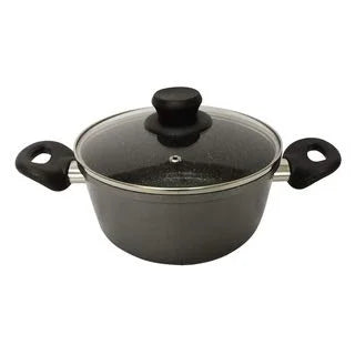 Tough Pan 5 Quart Casserole with Tempered Glass Lid Nonstick Aluminum D1968