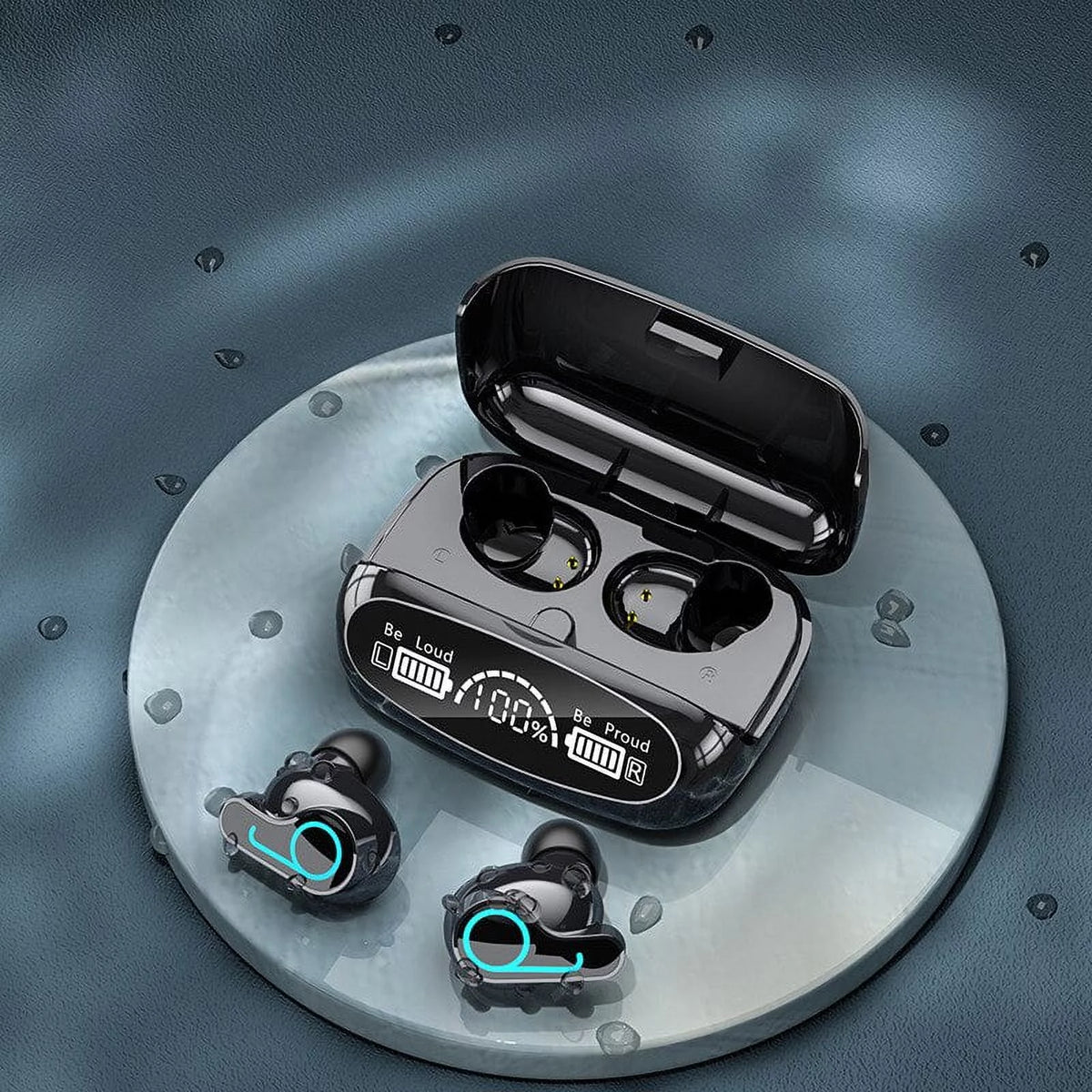 Wireless Bluetooth Earphones IPX7 Waterproof Stereo Headsets Z1958