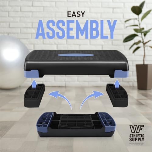 Adjustable Stepper Set with Dumbbells & Measuring Tape E498