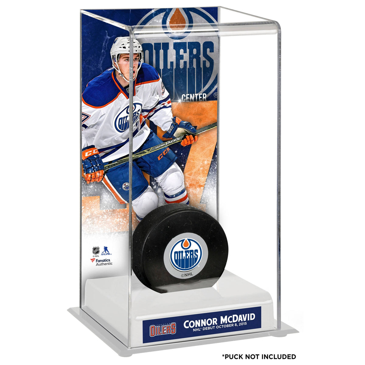 NHL Debut Deluxe Tall Hockey Puck Case W97940