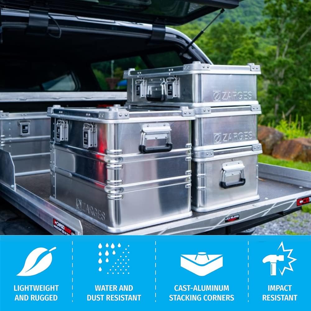 Aluminum Security Safe Box for Hazardous Materials (20.5 x 12.6 x 15) V333