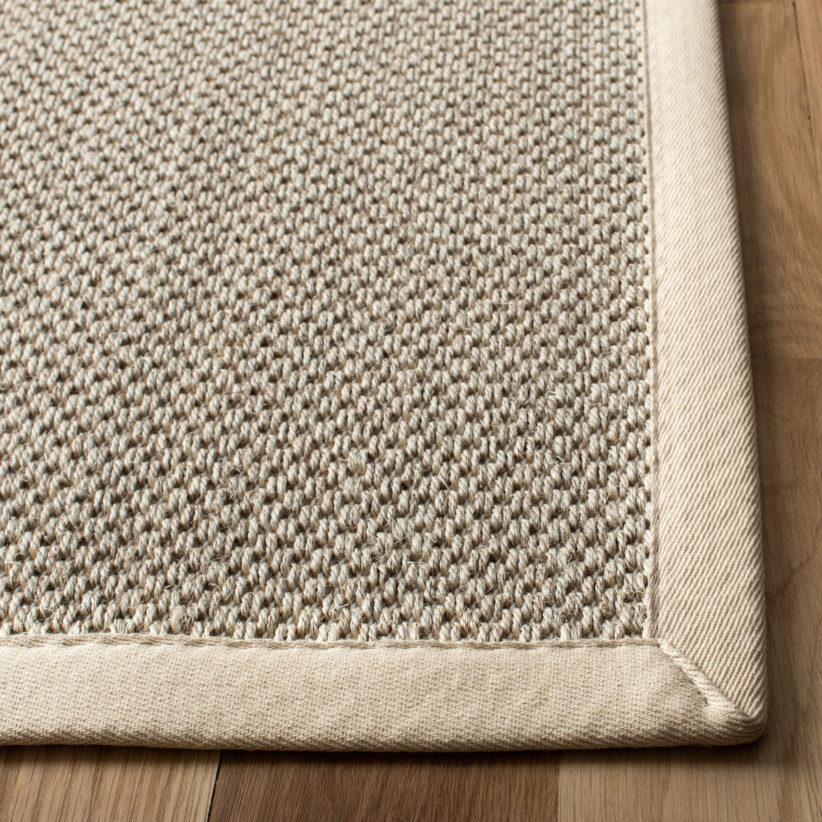 Natural Fiber Seagrass Area Rug, Marble/Beige, 9' x 12' Z41057