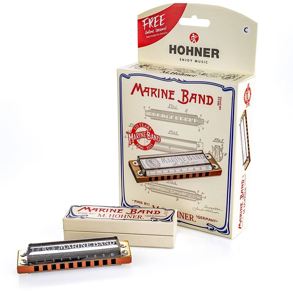 Marine Band Harmonica in Key of C F88912