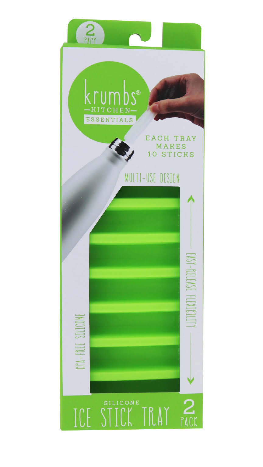 18 Pack Silicone Ice Stick Tray Green J546526