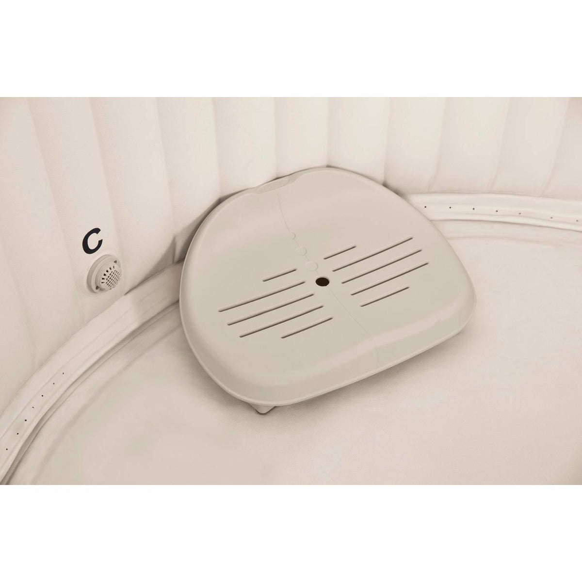 Inflatable Hottub Seat with Cup Holder and Head Rest V743
