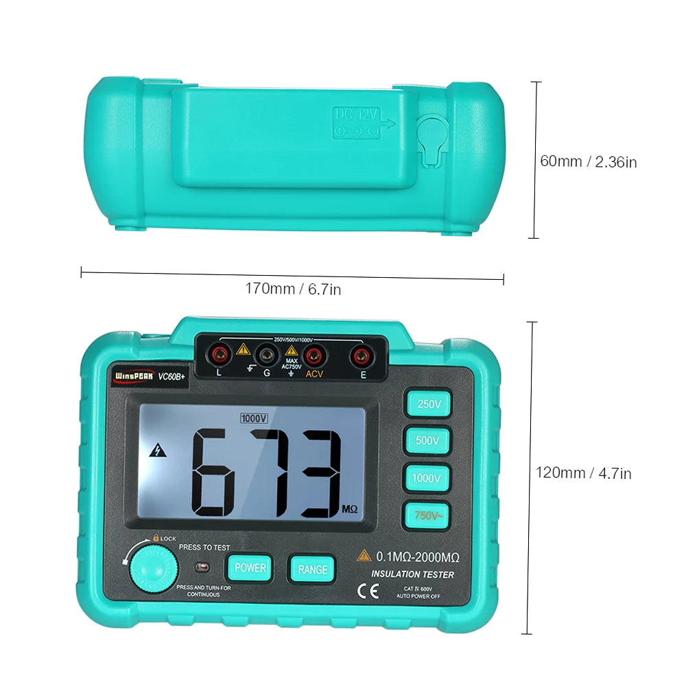 Insulation Resistance Tester Megohm Meter R623