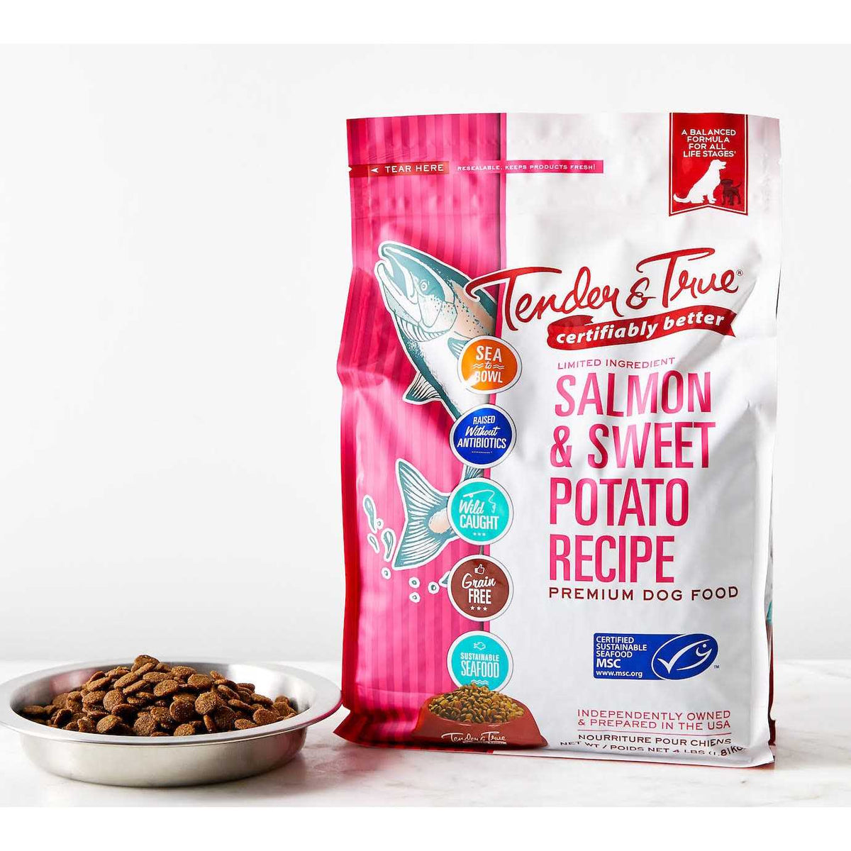 Salmon & Sweet Potato Recipe Dog Food J747531
