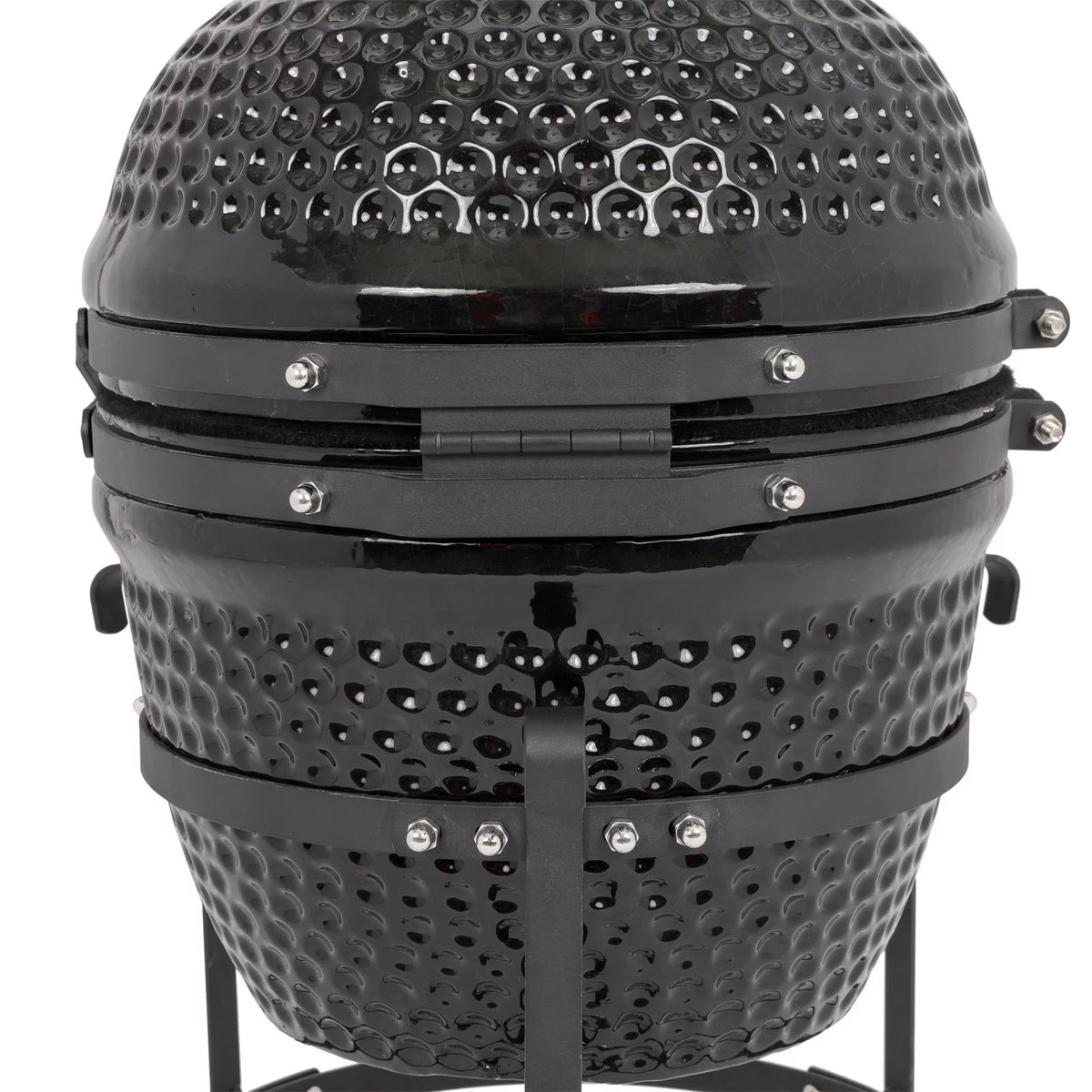 13in Round Ceramic Charcoal Grill Black X587593