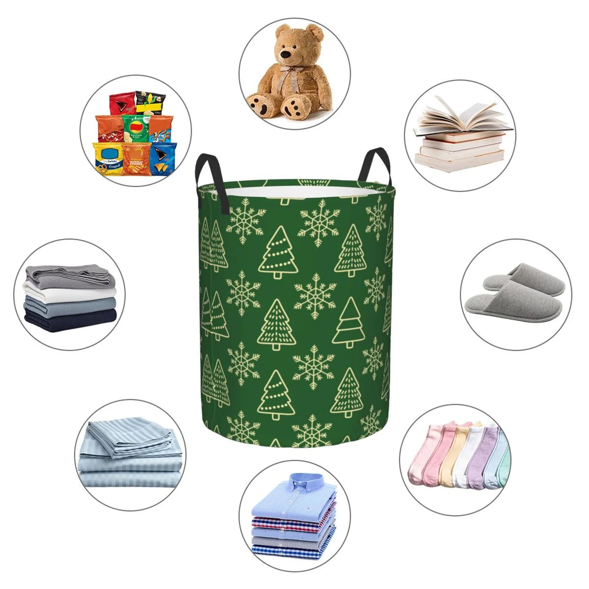Waterproof Foldable Laundry Hamper with Handles Y197