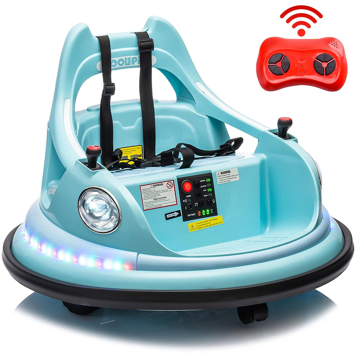 12V Battery Powered Bumper Car Ride on with Remote Control Q6913