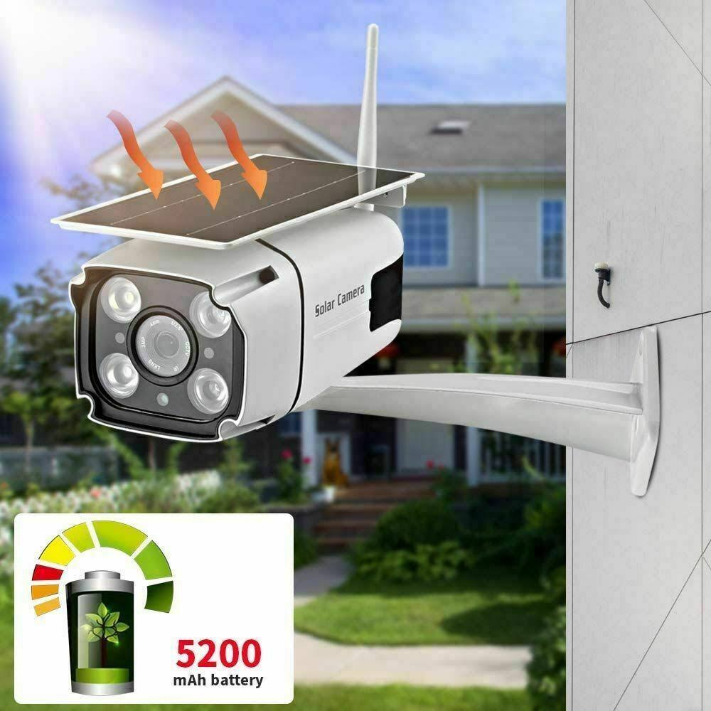 Solar Powered Wireless WiFi Security Camera Y6582