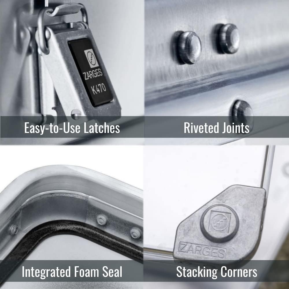 Aluminum Security Safe Box for Hazardous Materials (20.5 x 12.6 x 15) V333