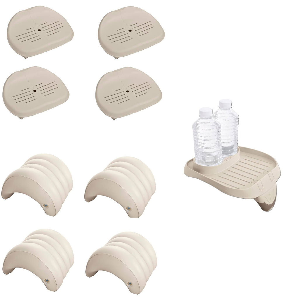 Inflatable Hottub Seat with Cup Holder and Head Rest V743