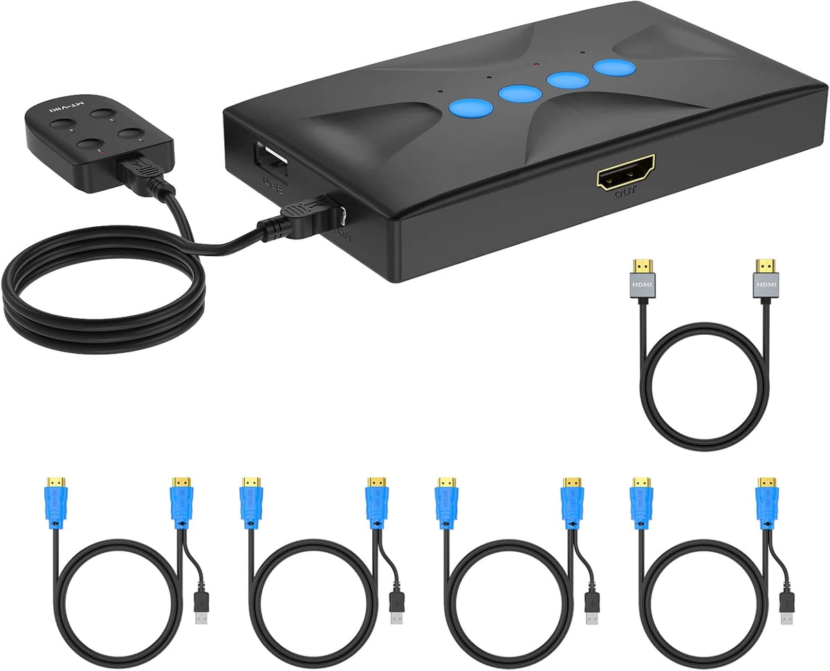 8 Port Rack Mount KVM Switch with 4K@30Hz O312908