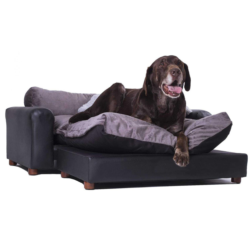Leatherette Pets Sofa O54749