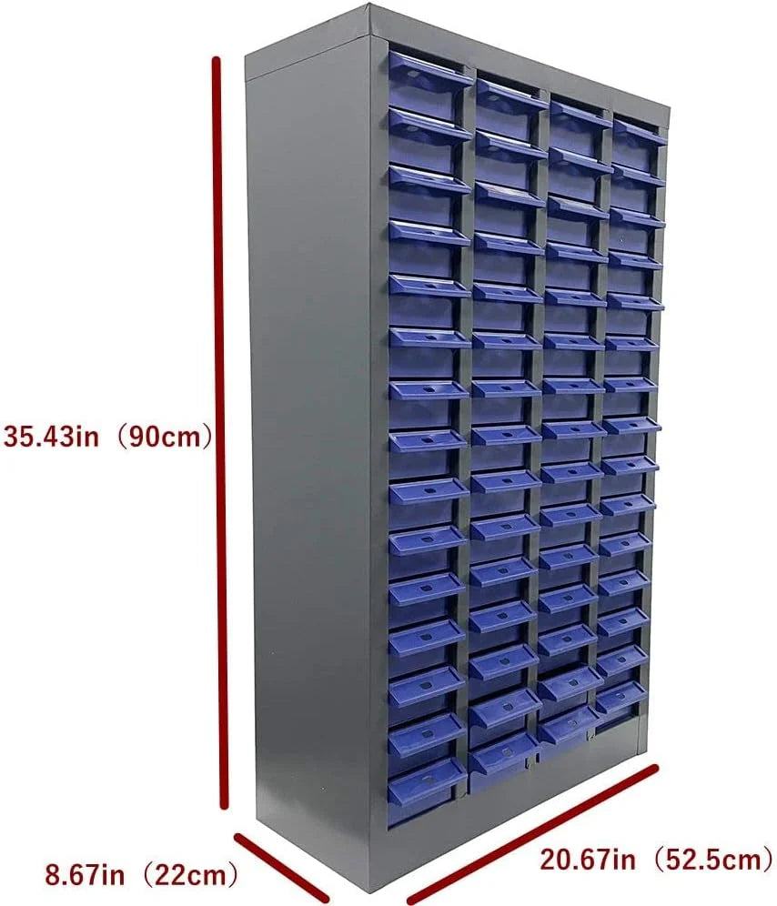 60 Drawers Plastic Tool Storage Cabinet O22728