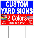 50 Pack Yard Lawn Signs with Metal Stake Stands D26111